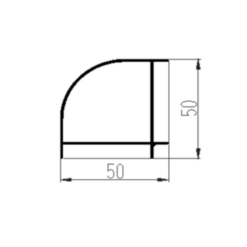 Угловой профиль 40*40 (6,0 м.) КП45402