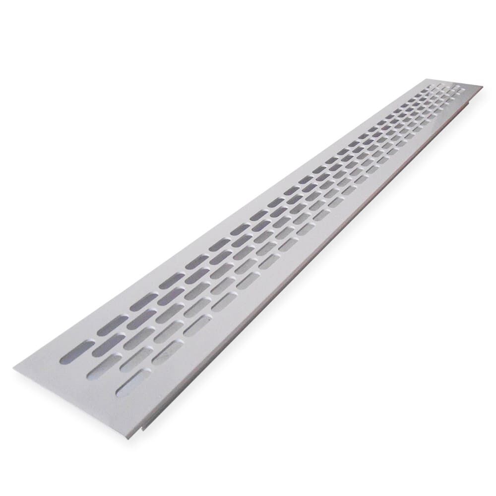 Вентиляционная решетка SETE для подоконника (60×480 мм) серебро)