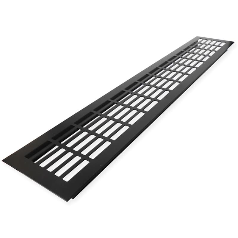 Вентиляционная решетка SETE для подоконника (80×480 мм) черный)