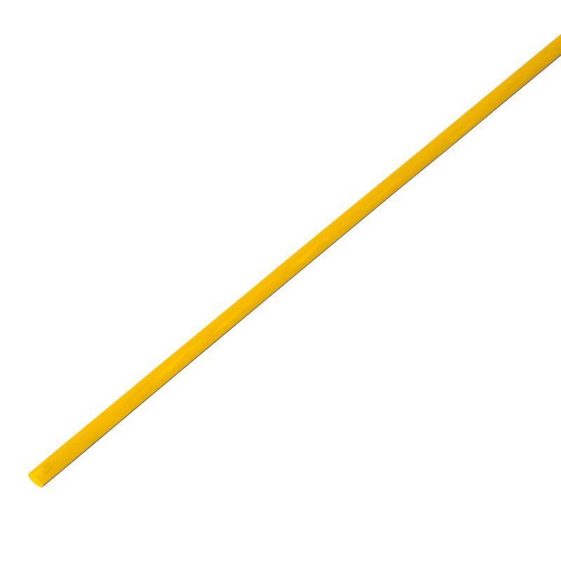 Трубка термоусадочная 3.0/1.5 1 м желт. Rexant 20-3002