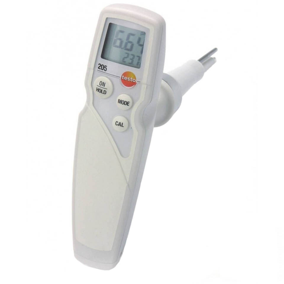 Термометр Testo 205 (с поверкой по каналу рН)