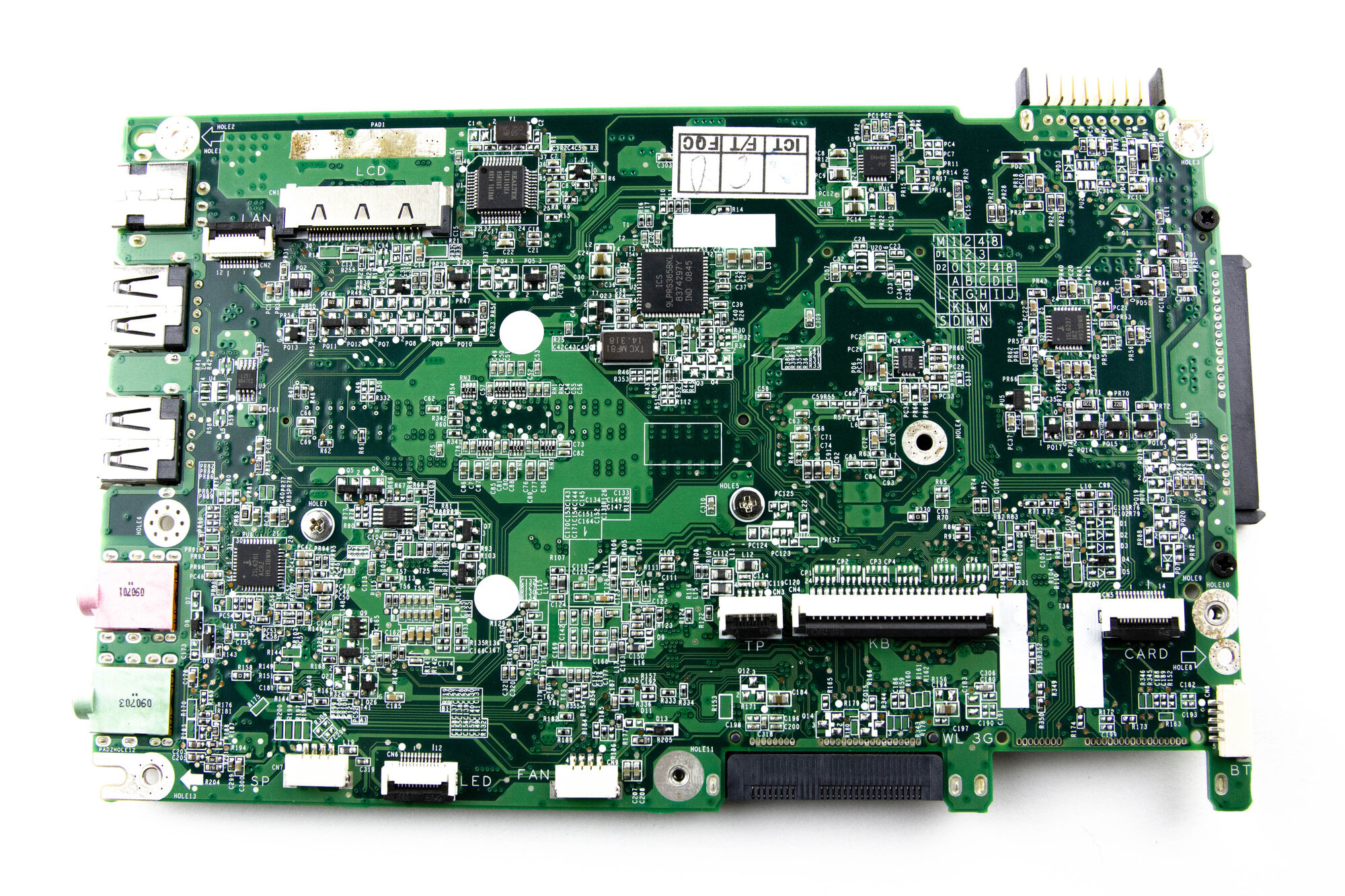 Материнская плата Acer One 751 N450 DDR3 DA0ZA3MB6E0 Rev E