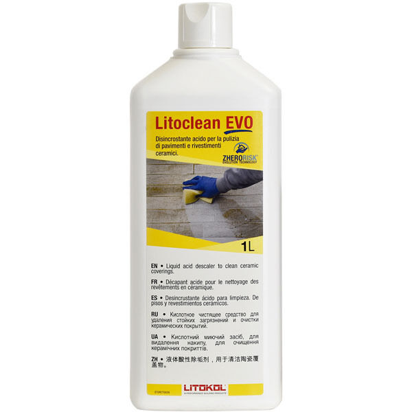 Жидкий кислотный очиститель Litokol Litoclean Evo, 1 л