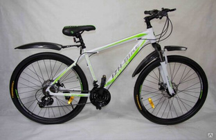 Велосипед 27,5 дюймов Izh-Bike Phanton 2700, 21 скорость, бело-зеленый 