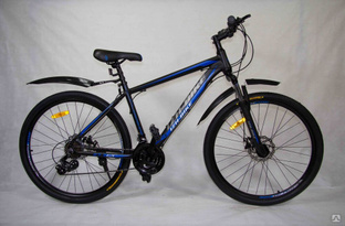 Велосипед 27,5 дюймов Izh-Bike Phanton 2700, 21 скорость, черно-синий 
