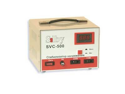 Стабилизатор напряжения Solby SVC-500 165х190х145 мм