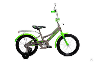 Велосипед 16 дюймов Байкал-Люкс А1603, зеленый 