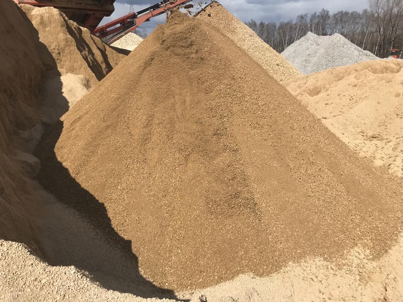 Песок карьерный песок намывной