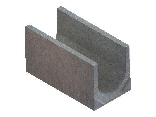 Лотки водоотводные бетонные BetoMax DN400 каскадом h330-610 под решетку кл.Е,F