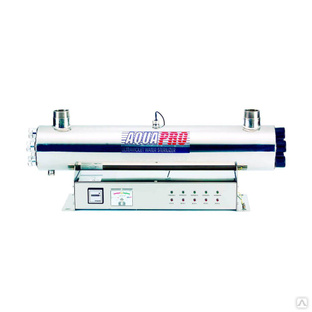 Ультрафиолетовый стерилизатор со счетчиком ресурса и монитором UV-60GPM-HTM, 60GPM в сборе, 12 м3/час 