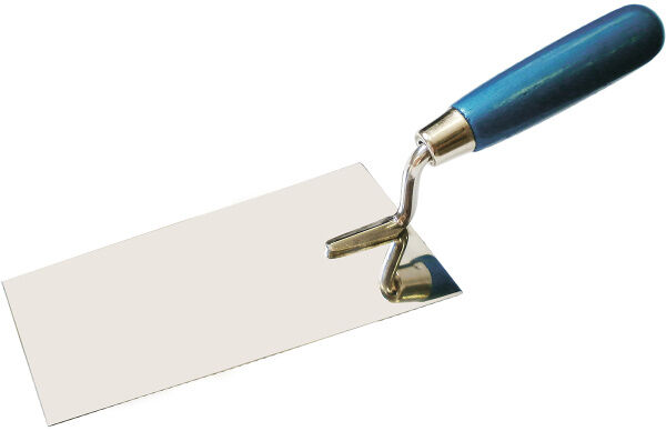 Кельма отделочника трапеция Профи 140х82 мм, нержавеющая сталь, деревянная ручка