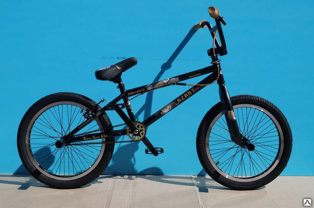 Велосипед "20" BMX AZARTforce ABD-2015 черный матовый