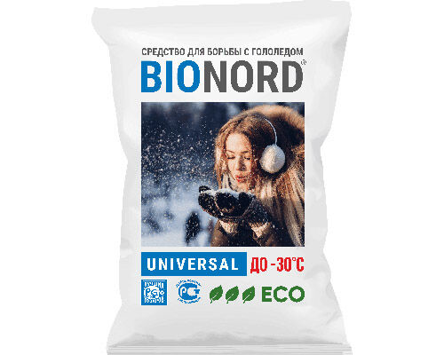 Реагент противогололедный Бионорд UNIVERSAL 23 кг