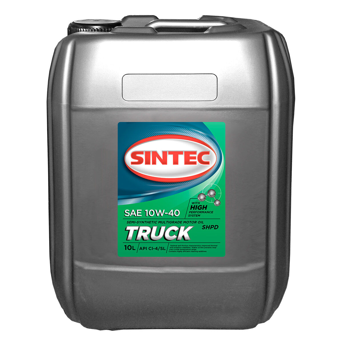 Моторное масло SINTEC TRUCK SAE 10W-40 API CI-4/SL 20 л.