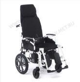 Кресло-коляска электрическое MET COMFORT 85 перевод спинки кресла в горизонтальное положение пользователем