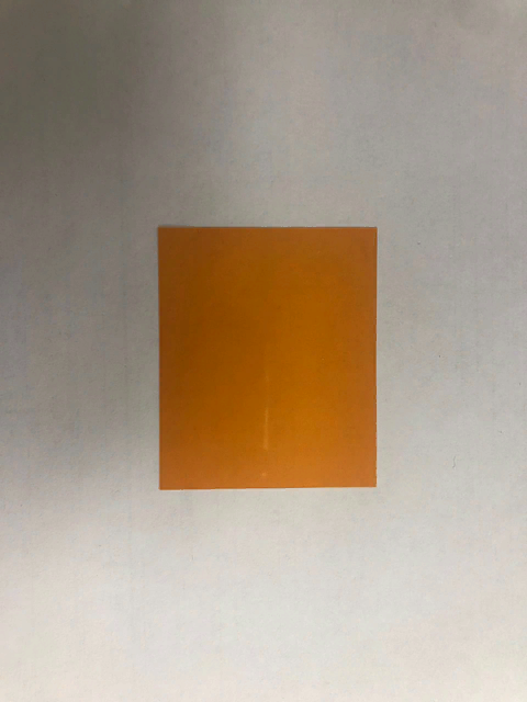 Ценниковыделитель из ПЭТ 0,3мм, 51х61 мм (10шт/упак), оранжевый