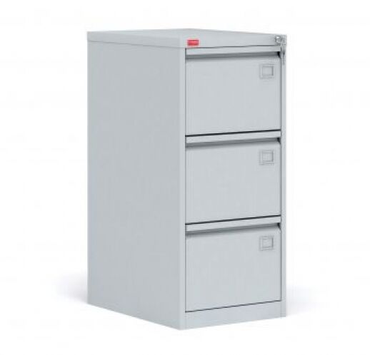 Шкаф картотечный металлический 1025x465x630 мм для хранения документов КР-3, RAL 7035, Серый