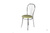 Стул Венус с мягким сиденьем (хромированный каркас, цвет обивки экотекс 3001) #3