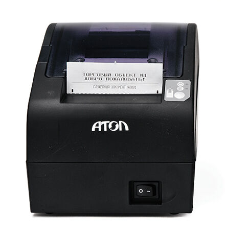 Регистратор фискальный Атол FPrint-22ПТК, без ФН, RS+USB+Ethernet, черный