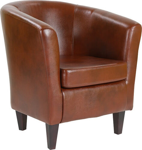 Кресло «Клуб» (Цвет обивки сиденья Oregon Royal 59, опоры Венге)