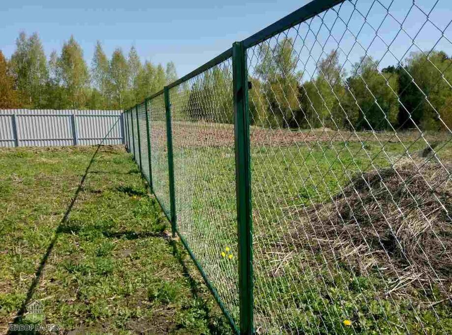 Забор из сетки-рабицы купить в Иркутске, цена руб. от Святозар — Проминдекс — ID