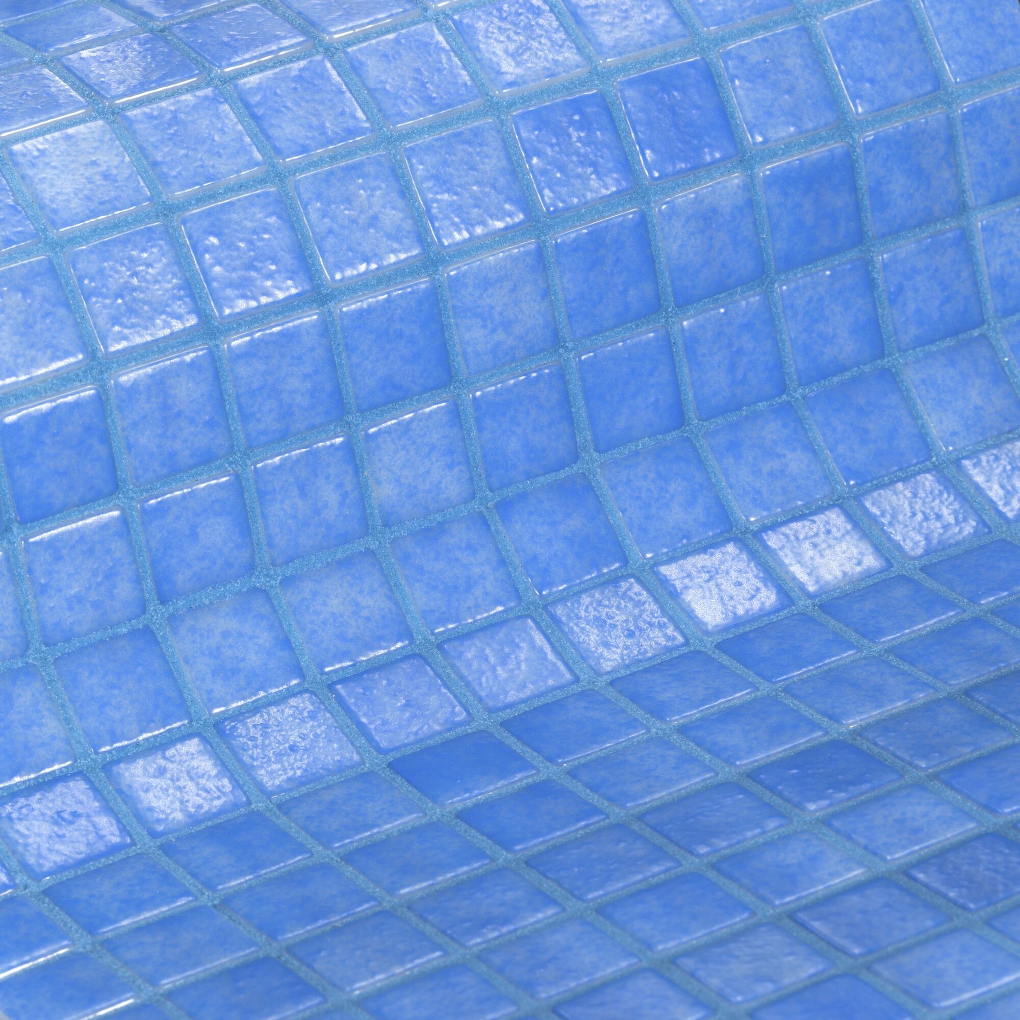 Мозаика стеклянная 2505 A Safe Steps Niebla EZARRI голубая противоскользящая