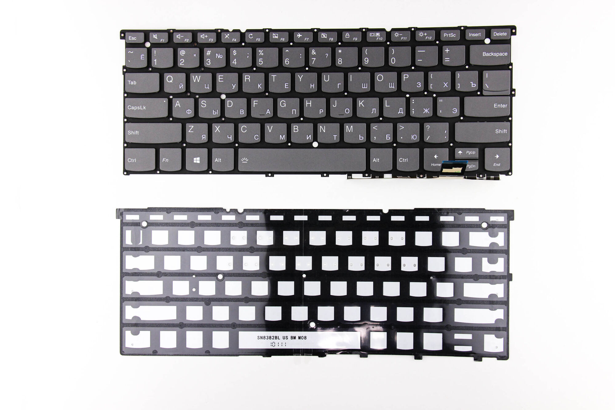 Клавиатура для ноутбука Lenovo S940-14IIL S940-14IWL p/n: 9Z.NDUBN.B1N, SN20M61485