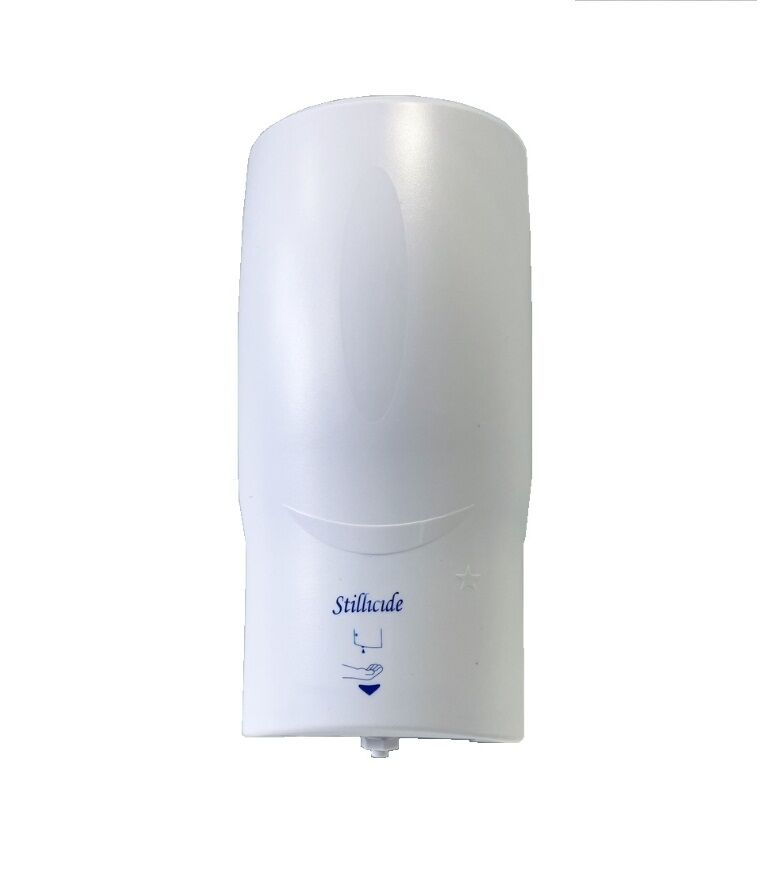 Сенсорный дозатор для жидкого мыла и антисептика 1000 мл. Пластик белый