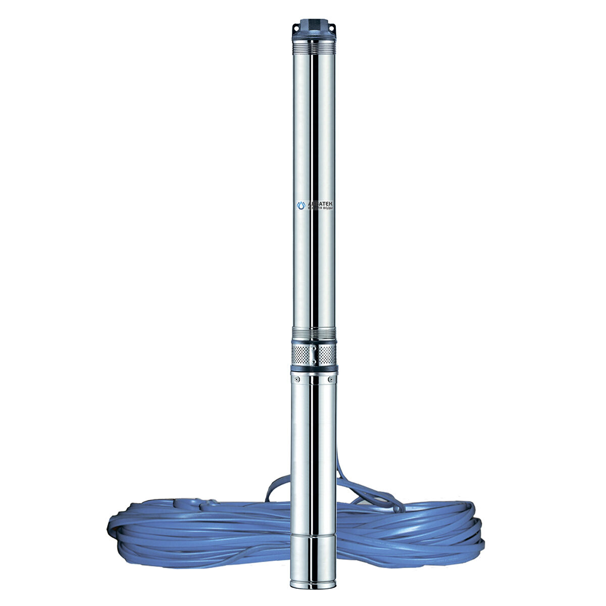 Насос скважинный Акватек SP 3,5" 4-35 с кабелем 20 метров (для скважин, погружной, глубинный)