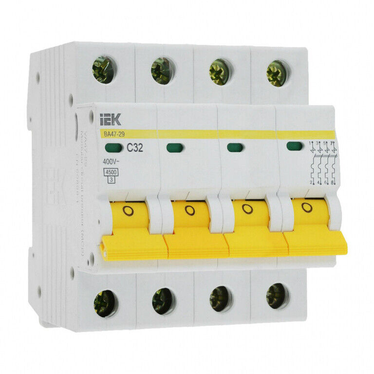 Автоматический выключатель 20 ка. Автоматический выключатель ИЭК ва47-100 4р 63. Автоматический выключатель c63 IEK. IEK автомат с32 четырехполюсный. Автомат электрический четырехполюсный 50а TDM.