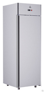 Шкаф холодильный гастронормированный (GN1/1+GN2/4) среднетемпературный (-5/+5С), с 1 глухой дверью, 5 полками-решётками, динамическим охлаждением, подсветкой, замком, из оцинкованной листовой стали с полимерным покрытием белого цвета, полный объем 
