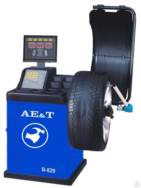 Станок балансировочный автоматический ввод трех параметров AE&T B-829