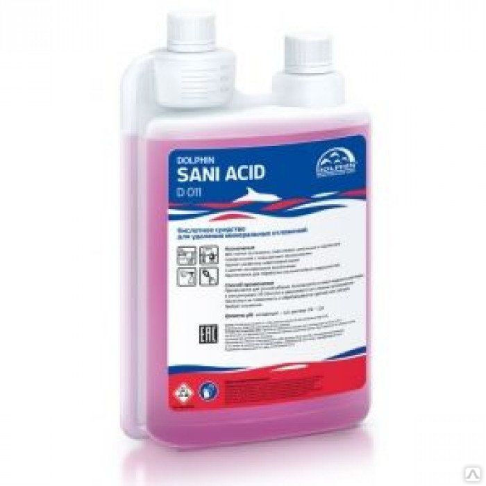 Средство чистящее для уборки санузлов и помещений концентрат Sani Acid 1л