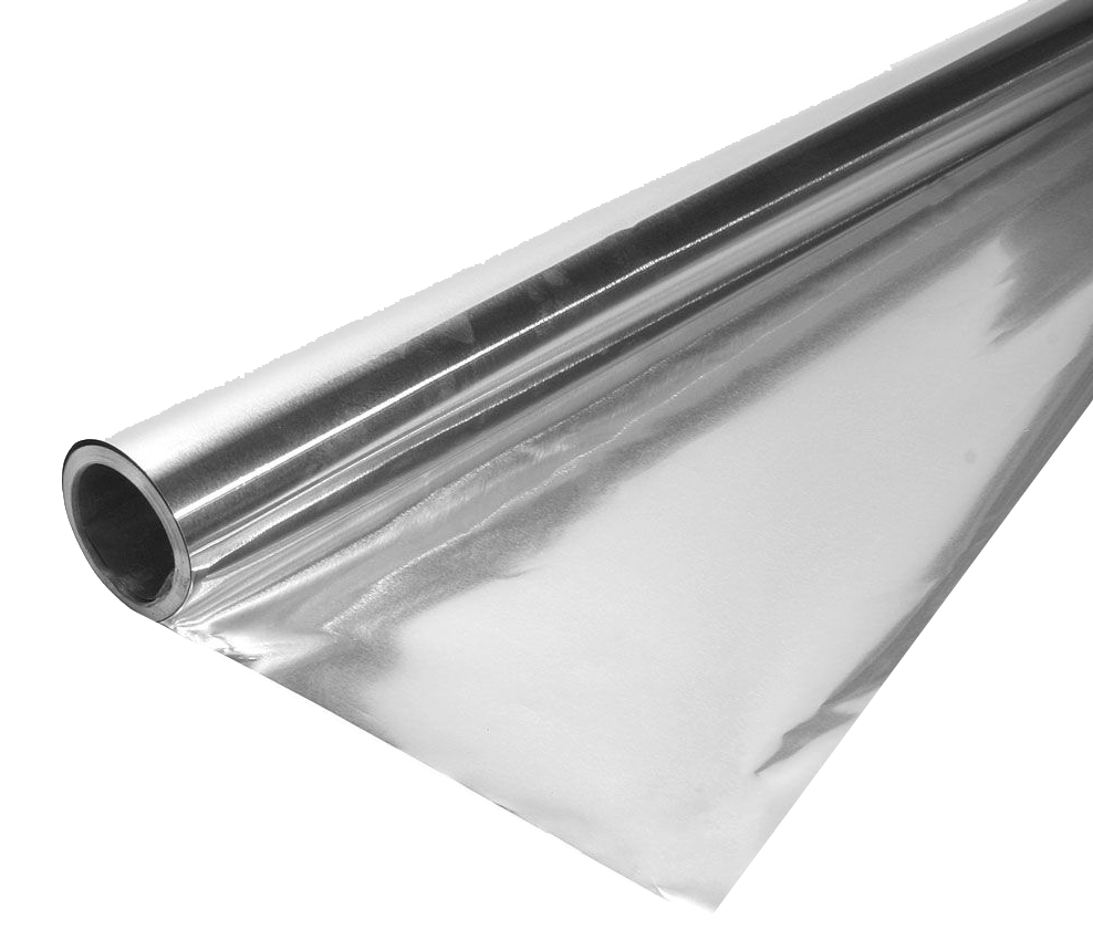 Фольга алюминиевая термо для Саун и печей 50мкм (рулон 10м ) 1,2 * 1м МЕТРажем