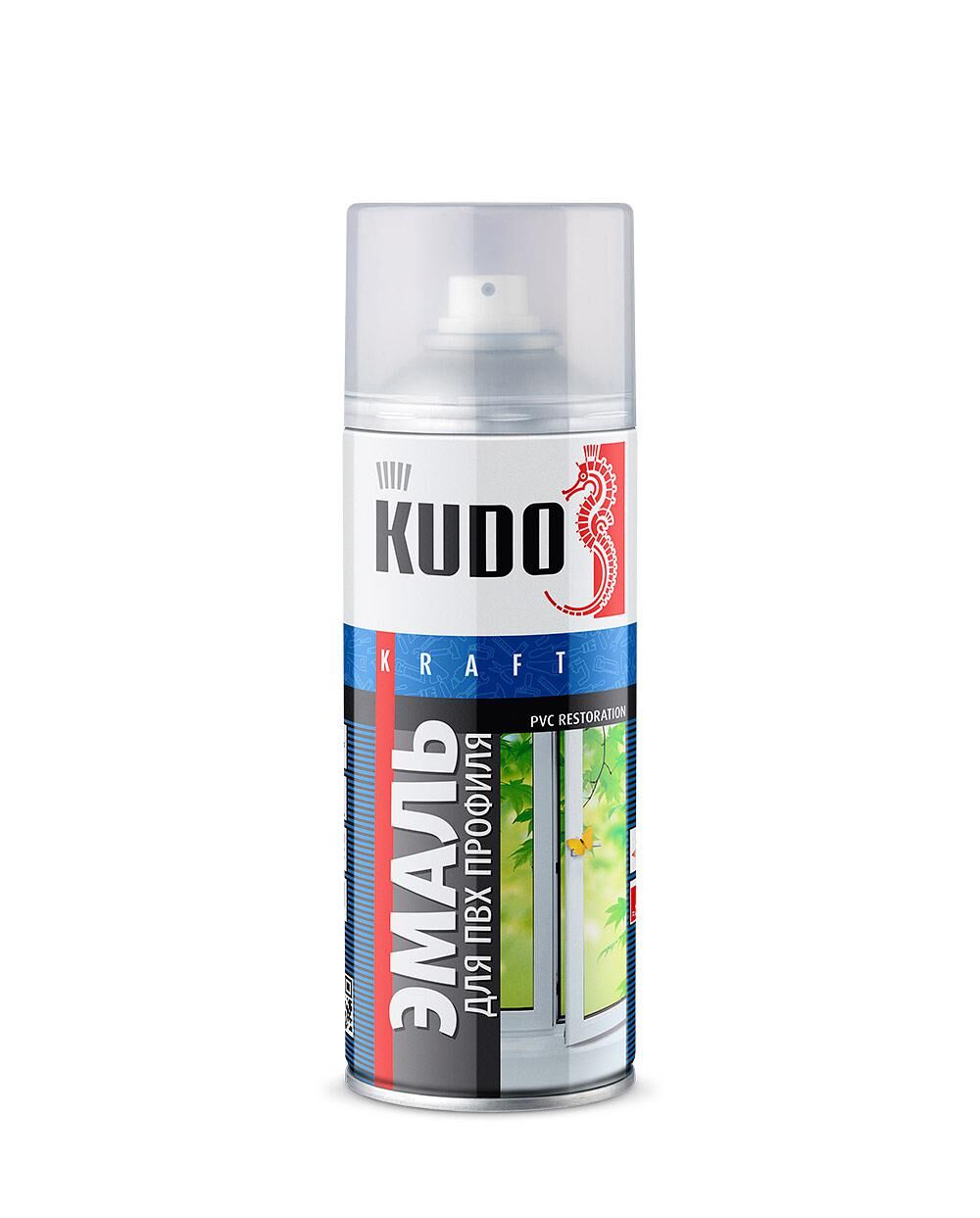 Эмаль для ПВХ профиля KU -6101 /белый/ KUDO 0,520мл