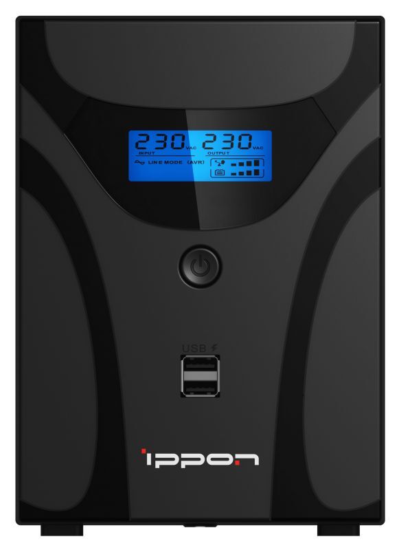 Источник бесперебойного питания Ippon ИБП Smart Power Pro II 2200 Euro (1029746)