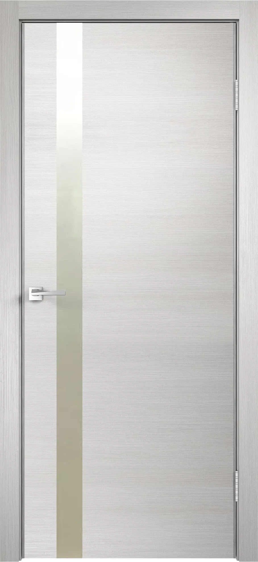 Velldoris межкомнатная дверь экошпон techno облегченное z1 дуб белый поперечный 700Х2000