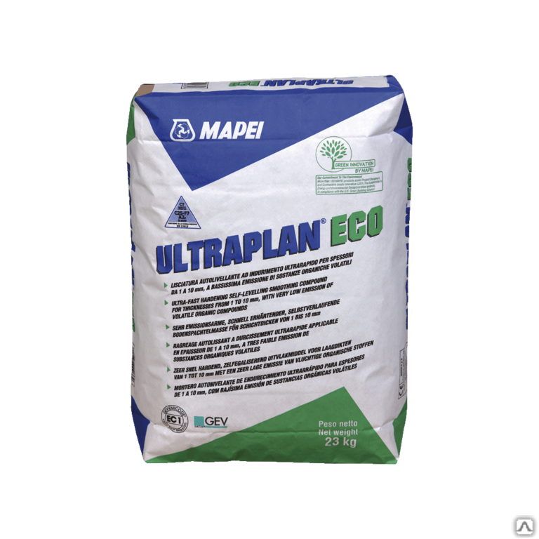 Ровнитель для пола Mapei Ultraplan Eco мешок 23 кг