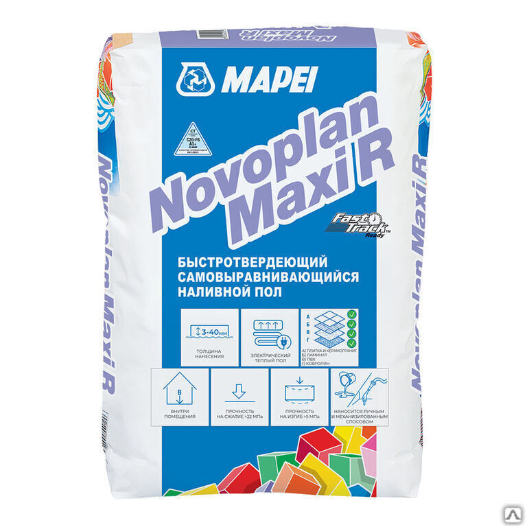Ровнитель для пола Mapei Novoplan Maxi R мешок 23 кг