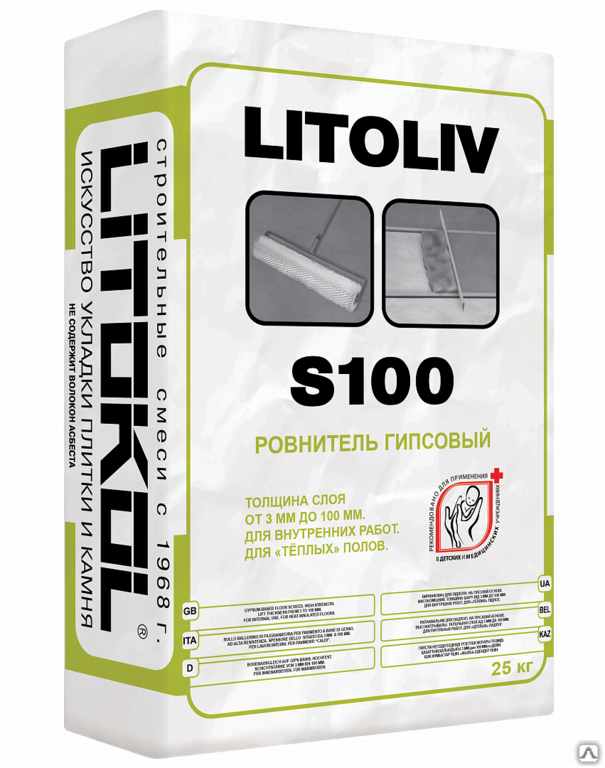 Самовыравнивающийся пол Litokol Litoliv S100 мешок 25 кг