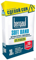 Штукатурка Bergauf Soft band 30 кг гипсовая для людей с любым уровнем подготовки