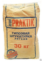 Штукатурка Bergauf Praktik гипсовая легкая силос