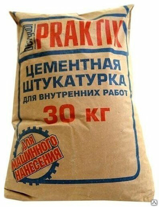 Штукатурка Bergauf Praktik цементная 30 кг