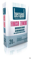Шпаклевка Bergauf finish Zement 20 кг финишная на цементной основе