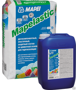 Гидроизоляционная смесь Mapei Mapelastic компонент В канистра 8 кг 