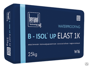 Гидроизоляционная смесь B-Isol Up Elast 1K мешок 25 кг 