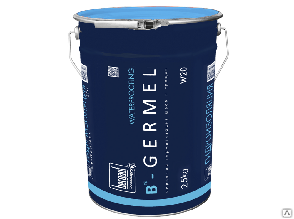Гидроизоляционная смесь B-Germel ведро 25 кг