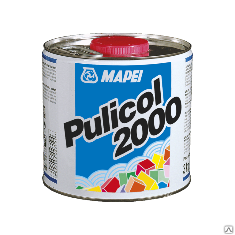 Очиститель для затирки MAPEI pulicol 2000 fust. 2,5 кг канистра 2,5 кг
