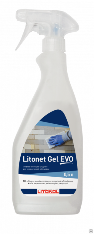 Очиститель для затирки Litokol litonet gel evo флакон 0,5 л