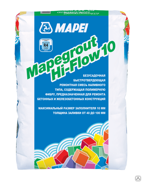 Ремонтная смесь Mapei Mapegrout Hi-Flow 10 мешок 25 кг